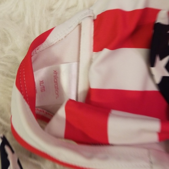 Ladies Red White & Blue Swimsuit Size XL - Picture 6 of 6